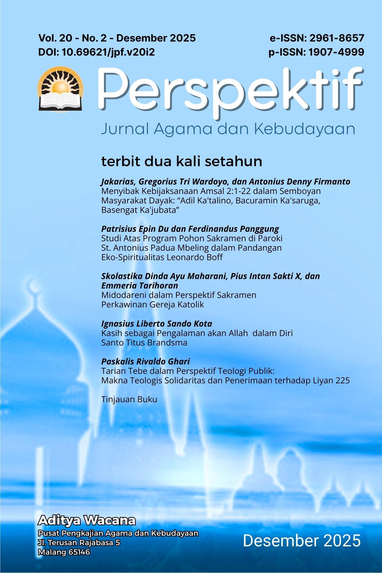 					View Vol. 20 No. 2 (2025): December 2025
				